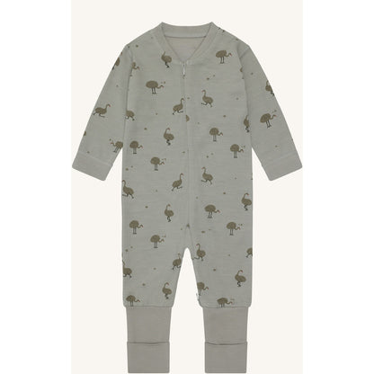 Hust & Claire HCManu Zip Ostrich Night Suit 4440 Forest Fog