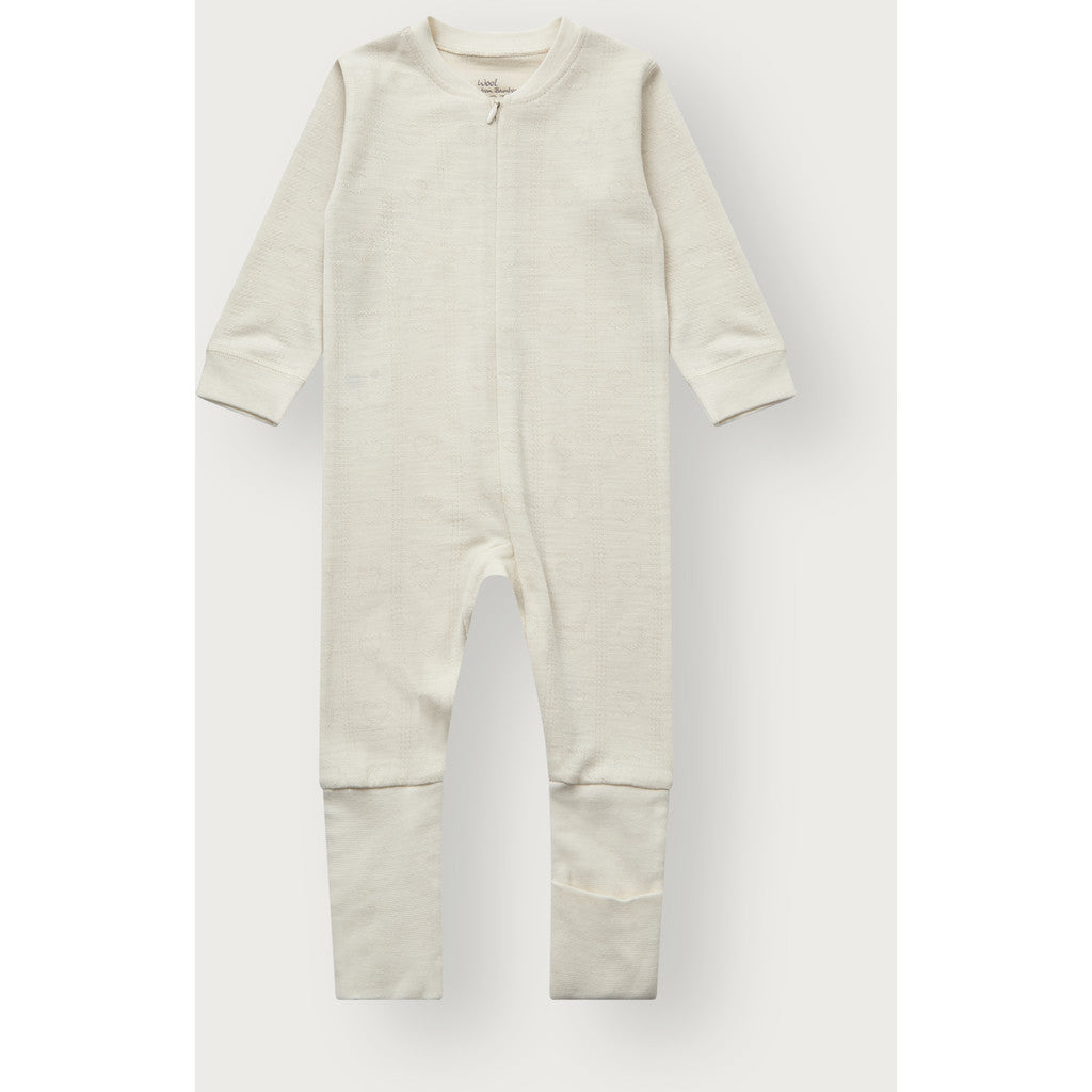 Hust & Claire HCManu Zip Pointelle Night Suit 3270 Ivory