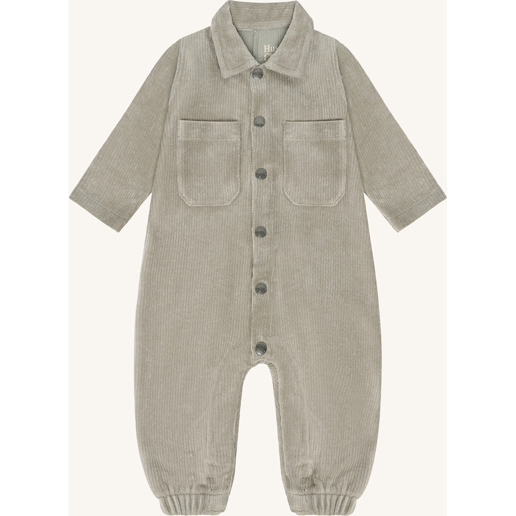 Hust & Claire HCMars Ribbed velour Pants suit 4440 Forest Fog