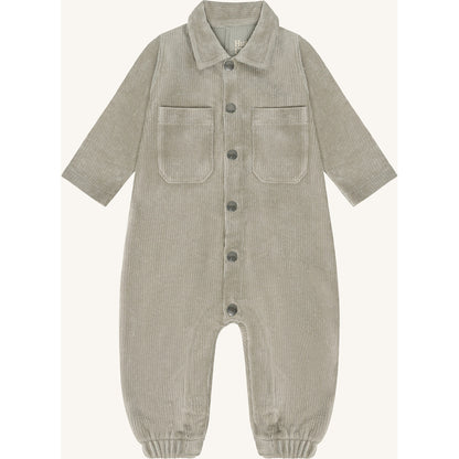 Hust & Claire HCMars Ribbed velour Pants suit 4440 Forest Fog