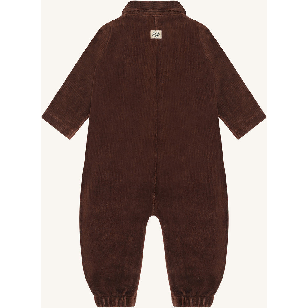 Hust & Claire HCMars Ribbed velour Pants suit 4575 Soil