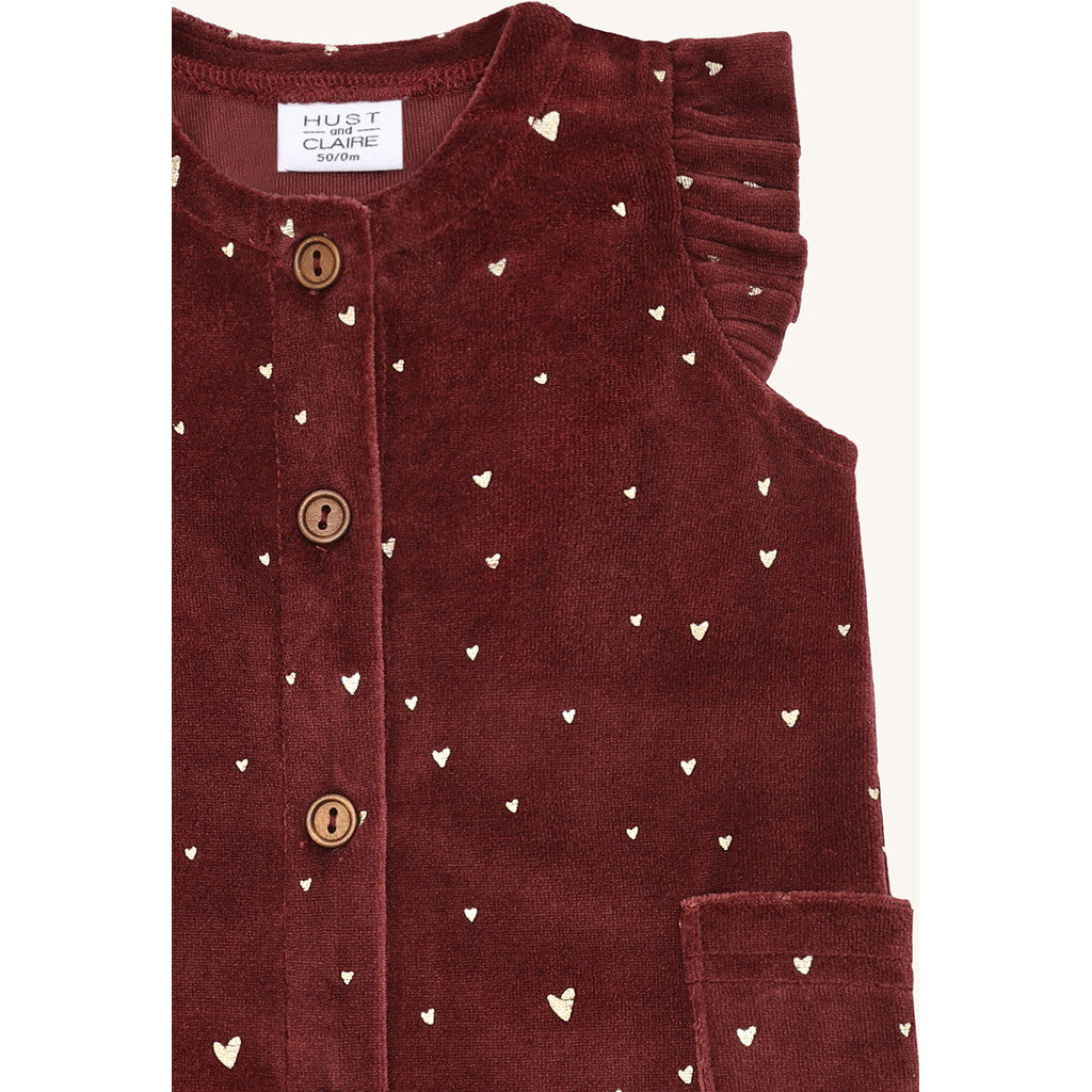 Hust & Claire HCMem Gold Jumpsuit 4386 New Maroon