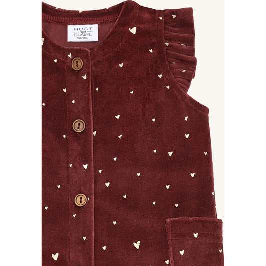 Hust & Claire HCMem Gold Jumpsuit 4386 New Maroon