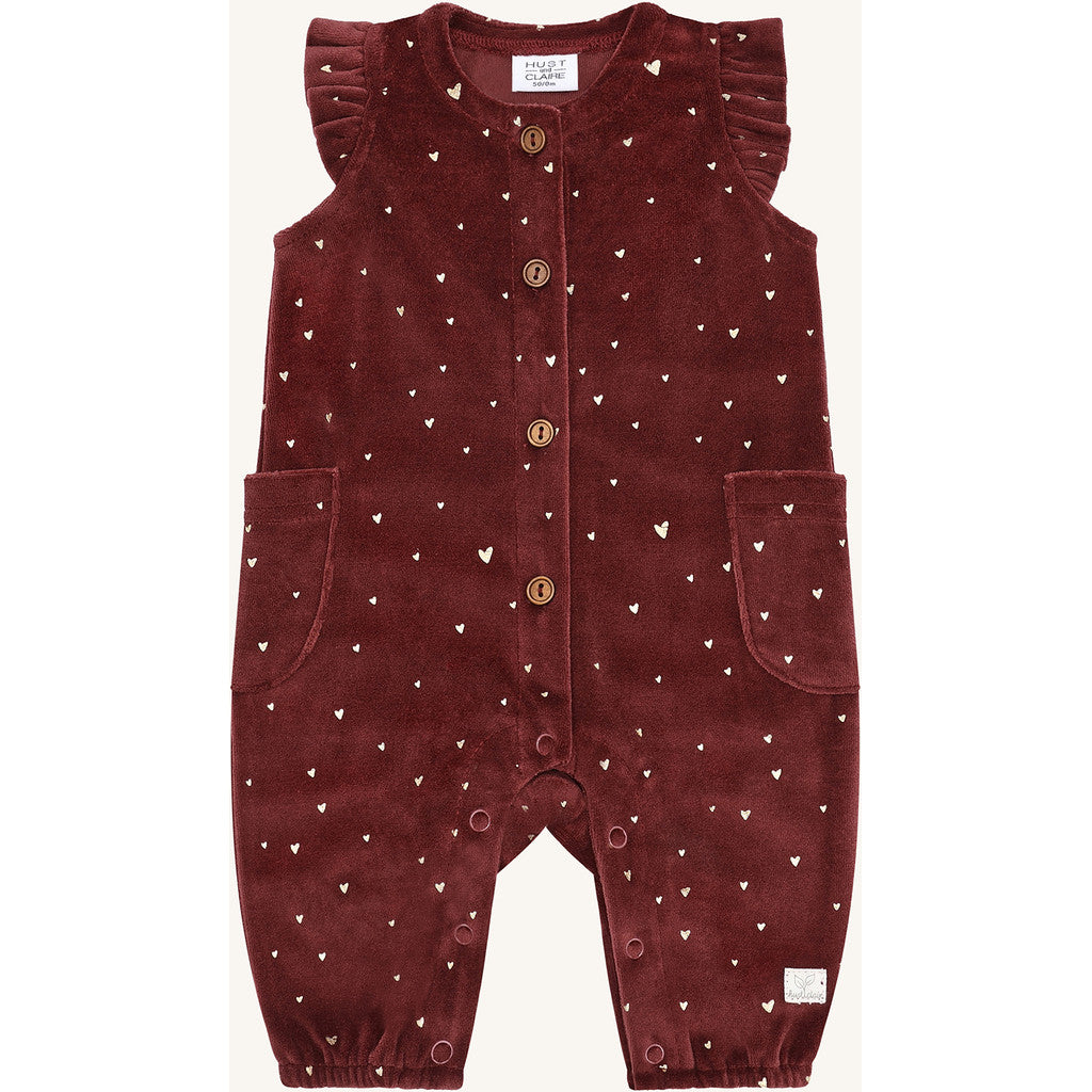 Hust & Claire HCMem Gold Jumpsuit 4386 New Maroon