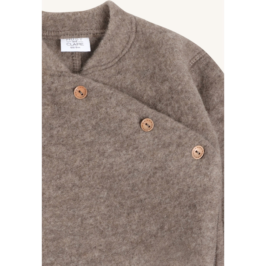 Hust & Claire HCMerlin Wool Fleece Suit 3232 Deer Melange