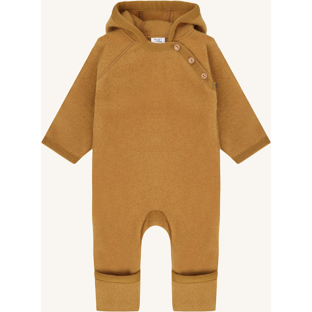 Hust & Claire HCMevi Hood Wool Fleece Suit 3038 Old Mustard