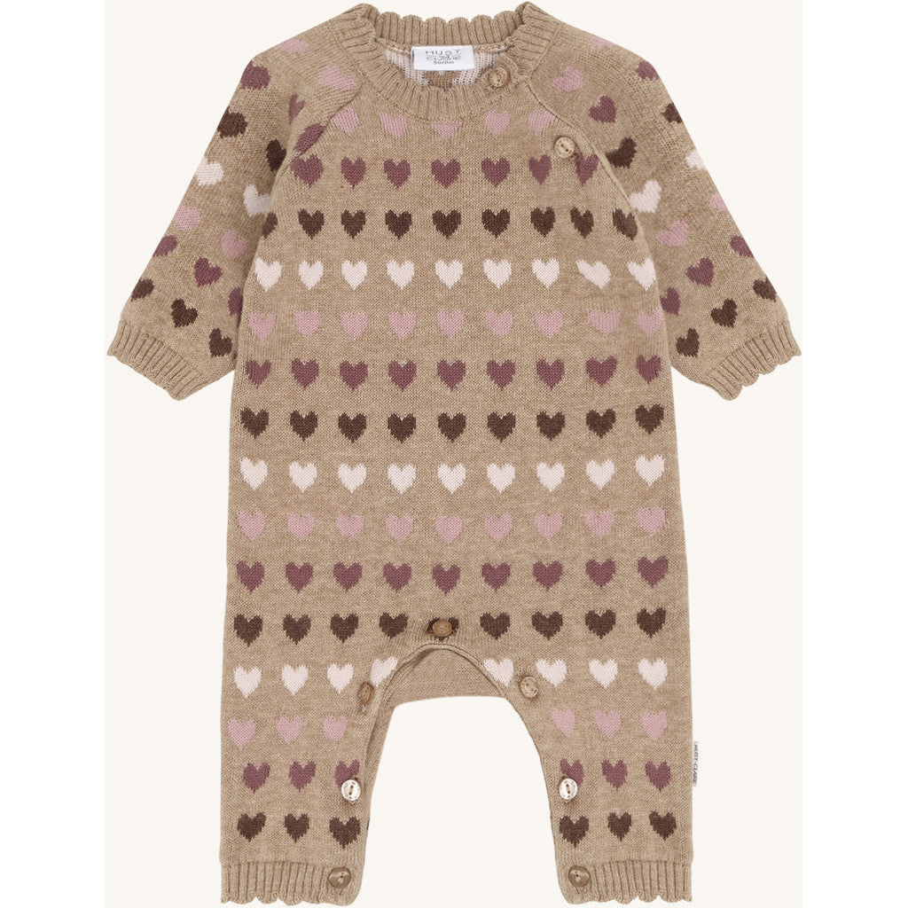Hust & Claire HCMill Hearts Jumpsuit 3554 Biscuit