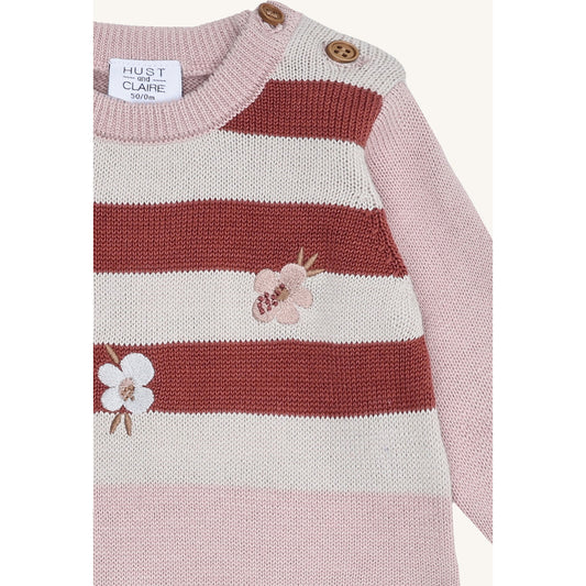 Hust & Claire HCMill Knit play Knitwear 3735 Adobe Rose
