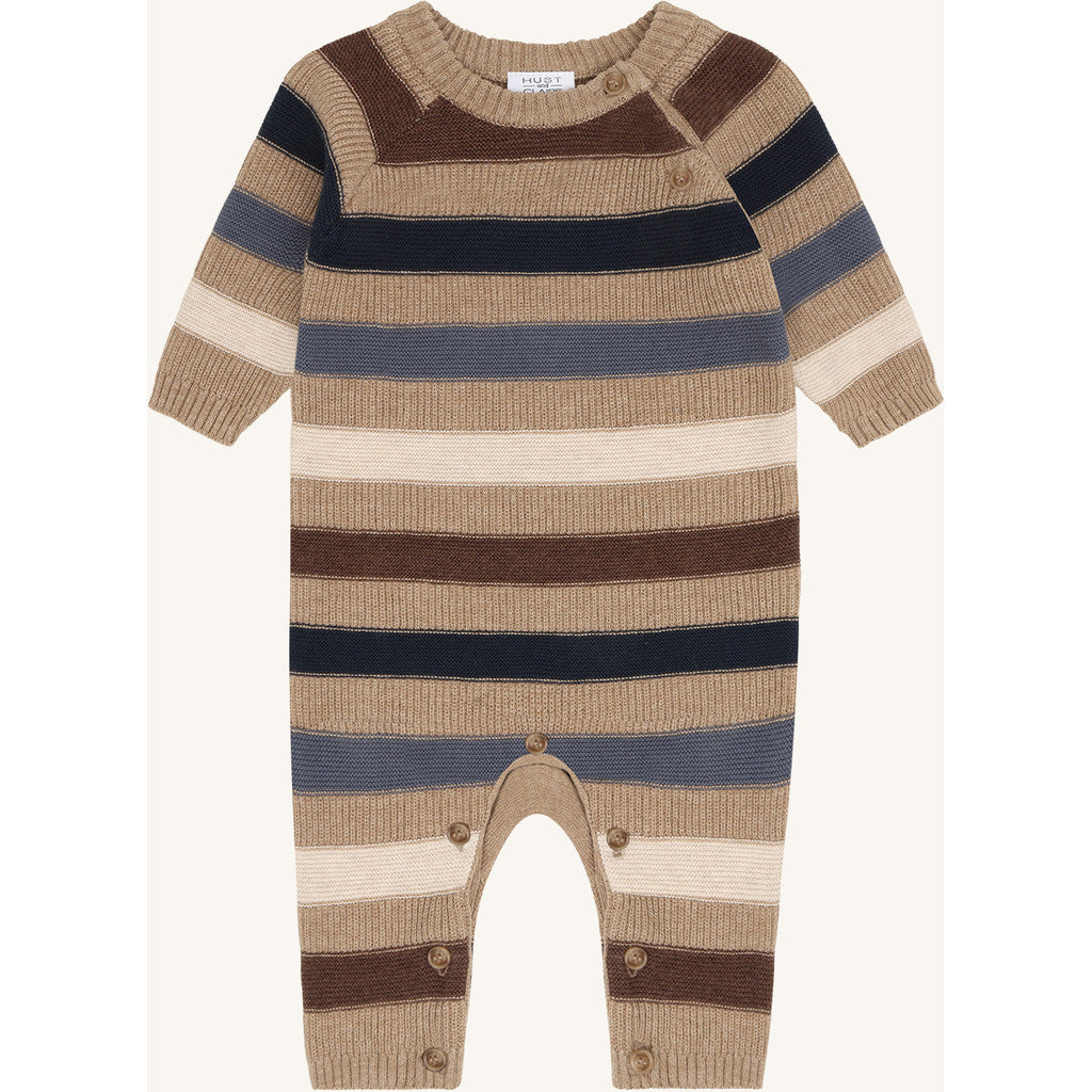 Hust & Claire HCMill Stripe Jumpsuit 3554 Biscuit