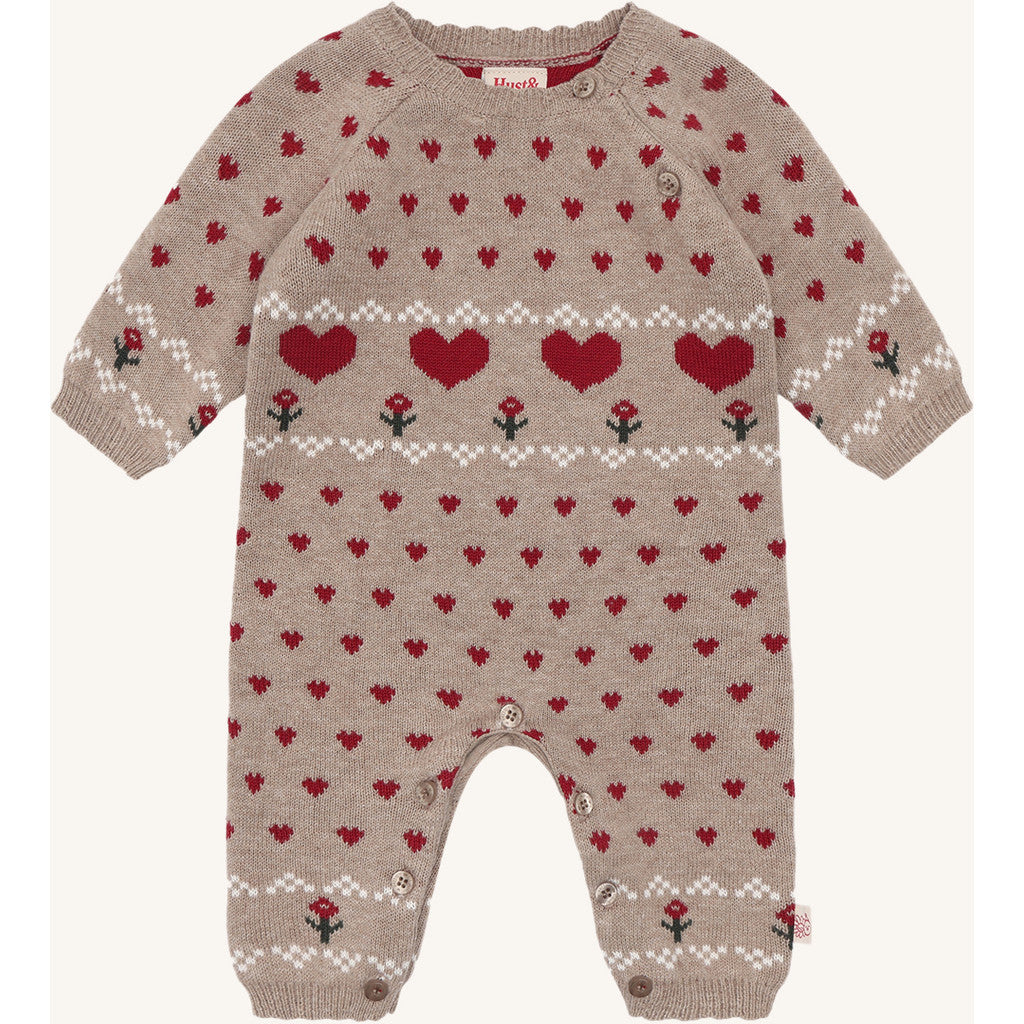 Hust & Claire HCMill heart Knitwear 3554 Biscuit