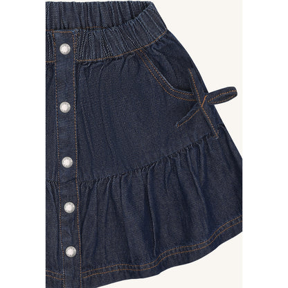 Hust & Claire HCNanna Denim Skirts 86 Dark Blue Denim