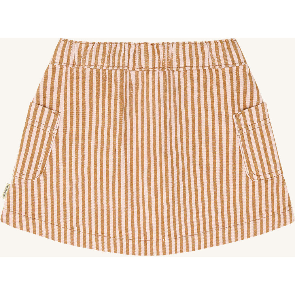Hust & Claire HCNanna Stripe Skirts 3557 Chipmunk