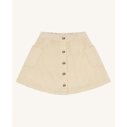 Hust & Claire HCNanna solid corduroy Skirts 4501 French Oak