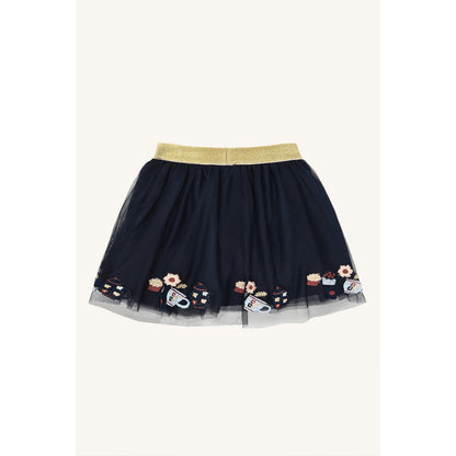 Hust & Claire HCNinna Tea party emb. Skirts 4144 Naval