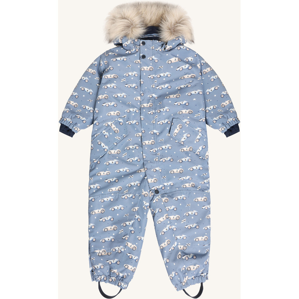 Hust & Claire HCOrlando Racecars Snowsuit 3135 Blue Flint