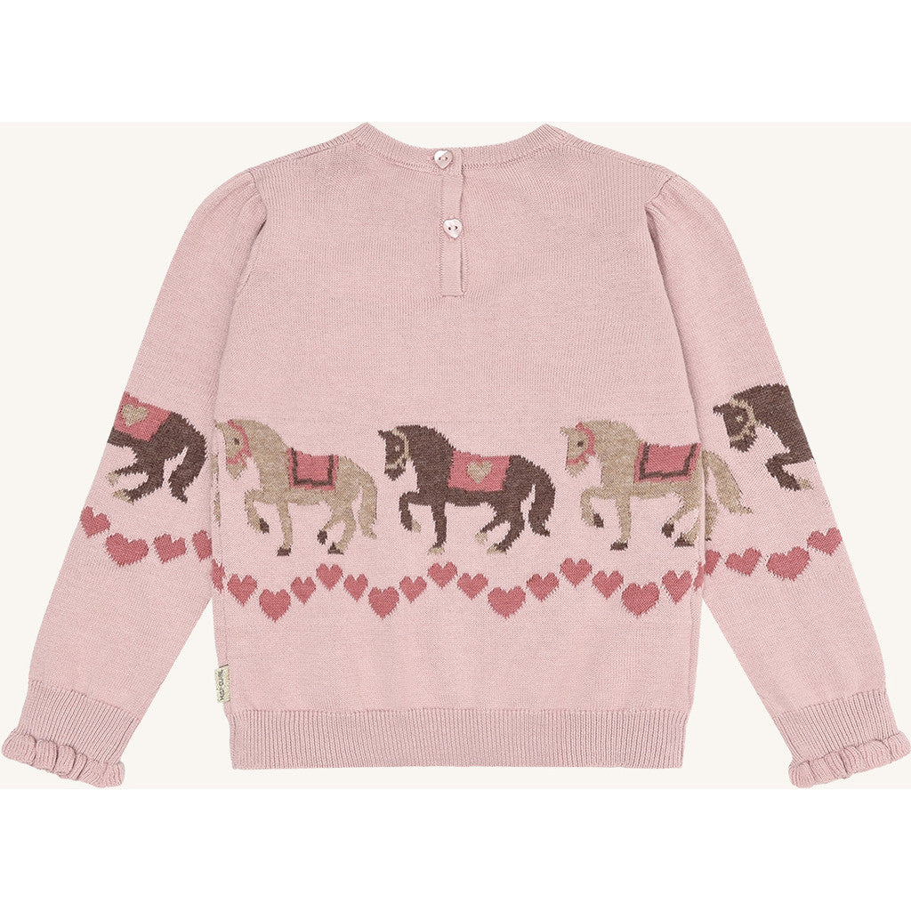 Hust & Claire HCPani horse Pullover 3735 Adobe Rose