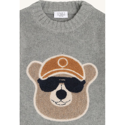 Hust & Claire HCPelle Bear Pullover 1206 Grey Melange