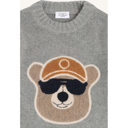 Hust & Claire HCPelle Bear Pullover 1206 Grey Melange