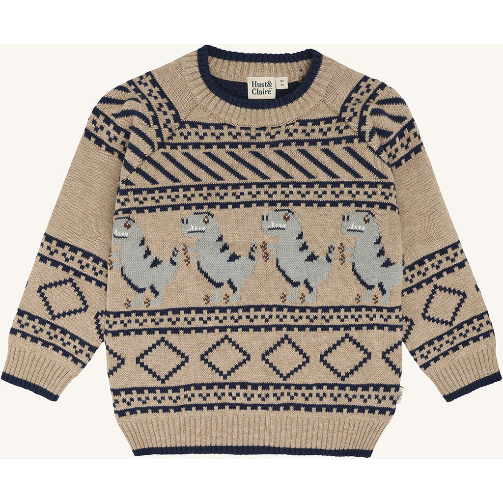 Hust & Claire HCPelle Dino Pullover 3554 Biscuit