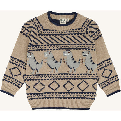 Hust & Claire HCPelle Dino Pullover 3554 Biscuit