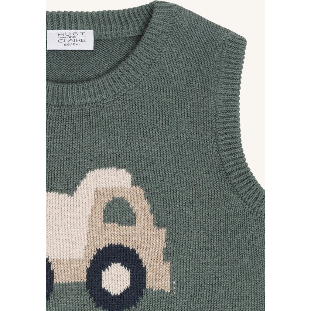 Hust & Claire HCPerry Lorry Knitwear 3484 Balsam Green