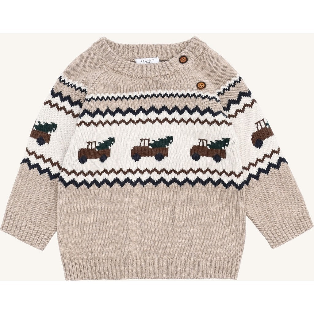 Hust & Claire HCPerry Truck Pullover 3552 Beige Melange