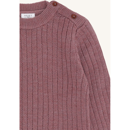 Hust & Claire HCPil Wool Rib Pullover 3863 Pale Mauve