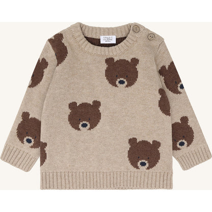 Hust & Claire HCPilou Bear Pullover 3552 Beige Melange