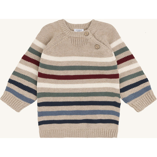 Hust & Claire HCPilou Knit Hike Pullover 3552 Beige Melange