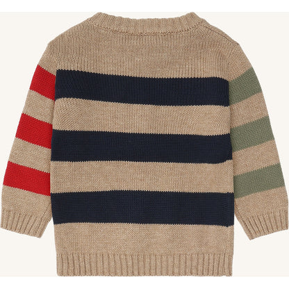 Hust & Claire HCPilou Knit Stripes Pullover 3554 Biscuit