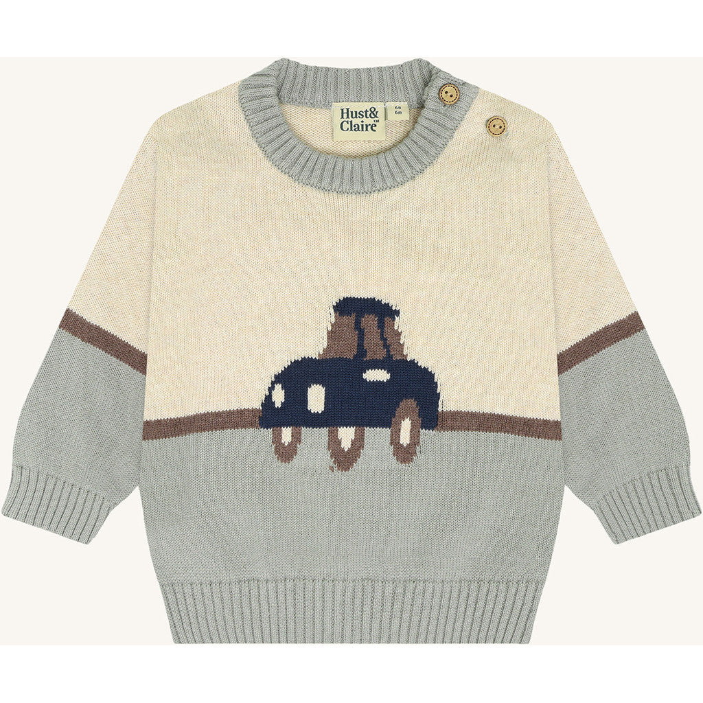 Hust & Claire HCPilou Old Car Pullover 4440 Forest Fog