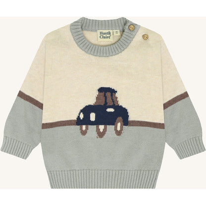 Hust & Claire HCPilou Old Car Pullover 4440 Forest Fog