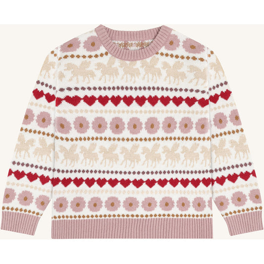 Hust & Claire HCPippa Unicorn Pullover 3270 Ivory