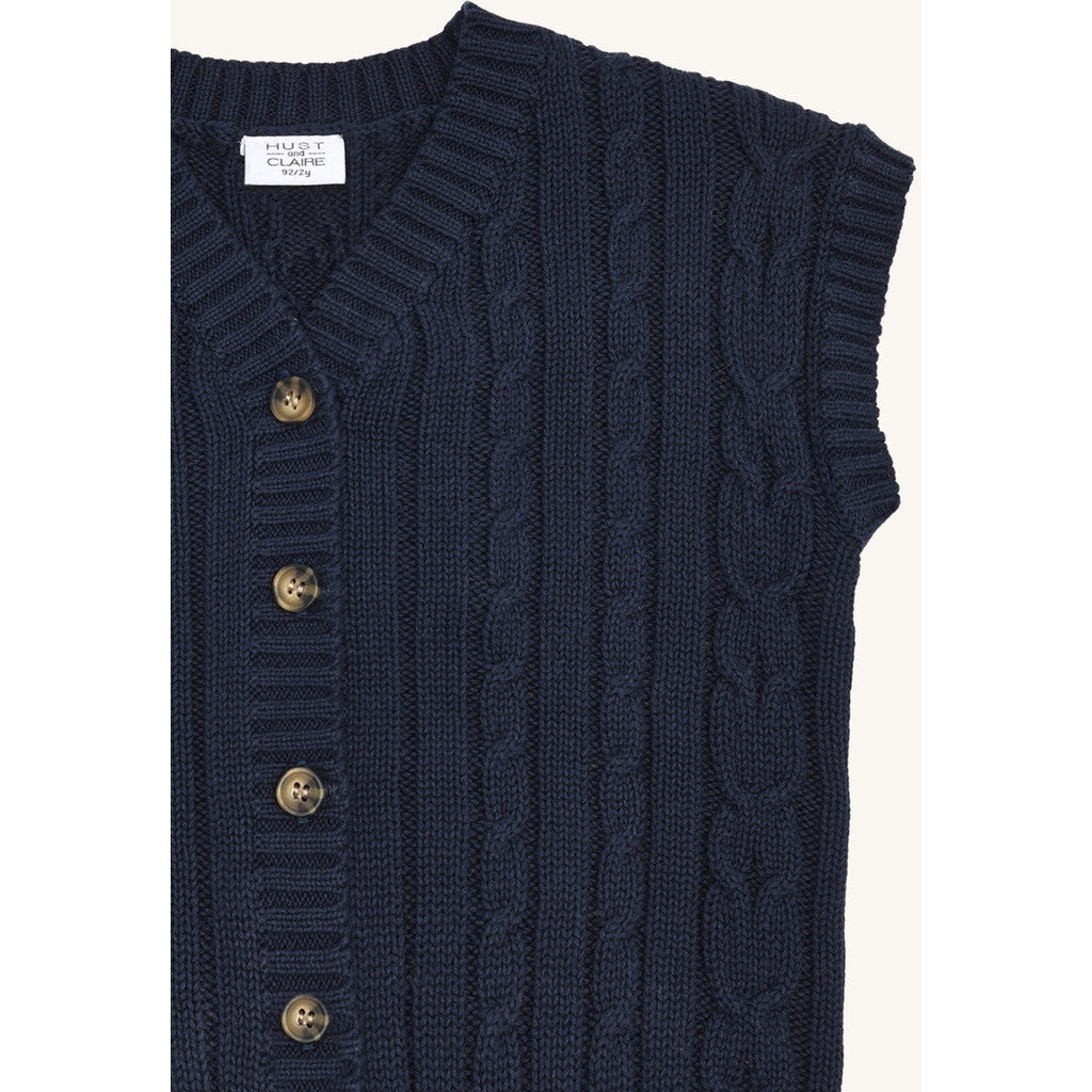 Hust & Claire HCPrinco Cable Knitwear 4150 More Navy