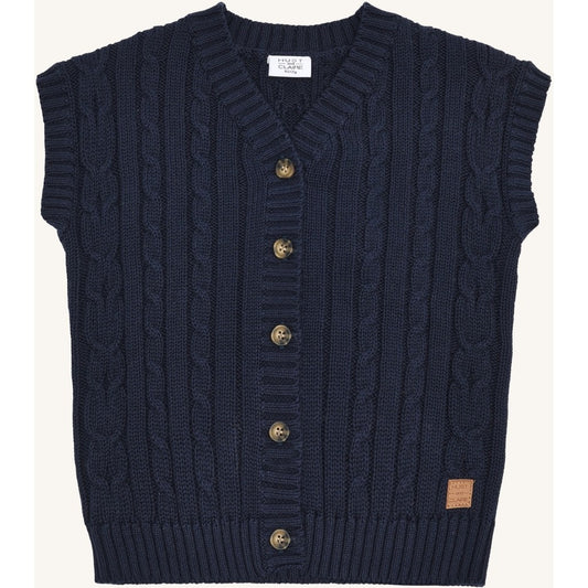 Hust & Claire HCPrinco Cable Knitwear 4150 More Navy