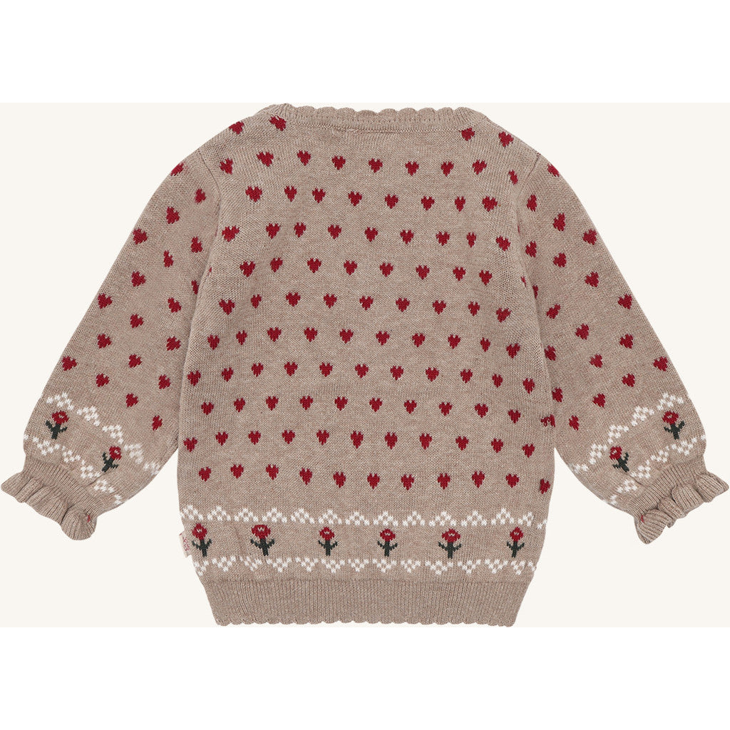 Hust & Claire HCPusle xmas Pullover 3554 Biscuit