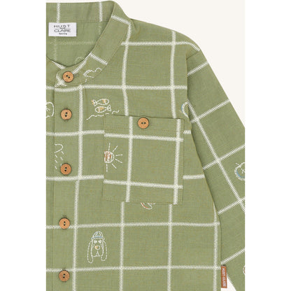 Hust & Claire HCRasser  Carpet Puff Shirts 4434 Light Green