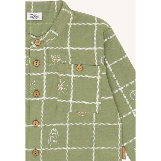 Hust & Claire HCRasser  Carpet Puff Shirts 4434 Light Green