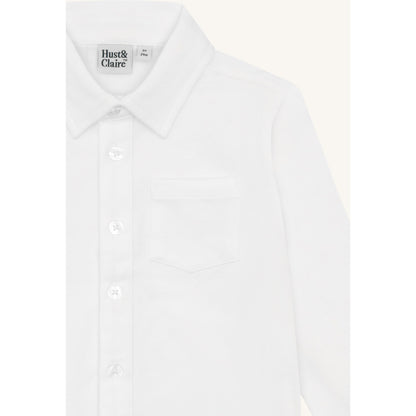 Hust & Claire HCRavn Solid Shirts 3246 White