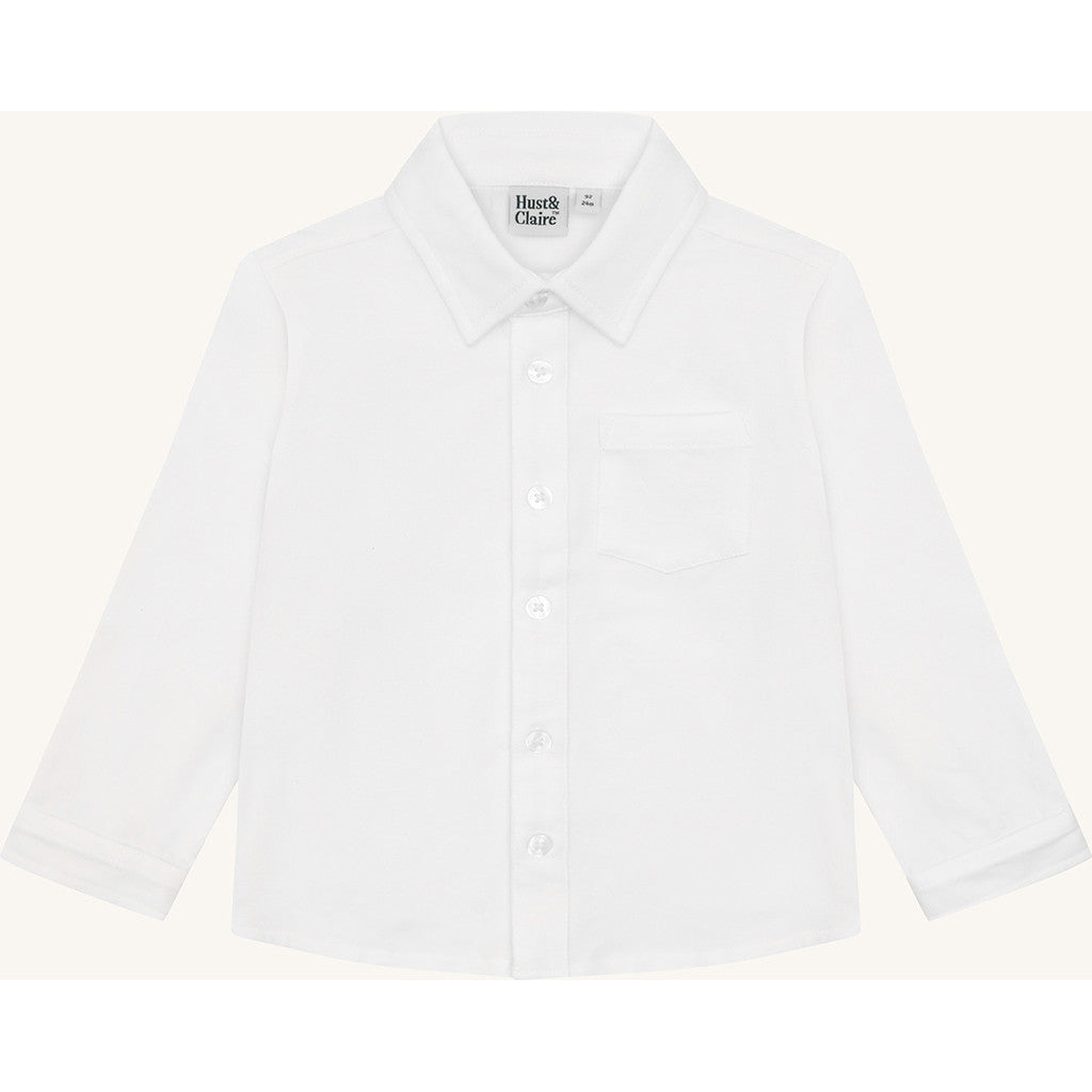 Hust & Claire HCRavn Solid Shirts 3246 White