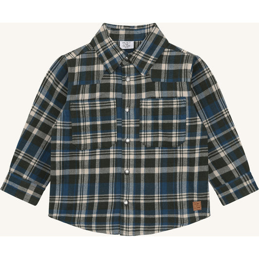 Hust & Claire HCRavn Urban check Shirts 3461 Deep Ivy