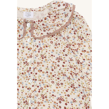 Hust & Claire HCRoselyn AOP Little small Shirts 4501 French Oak