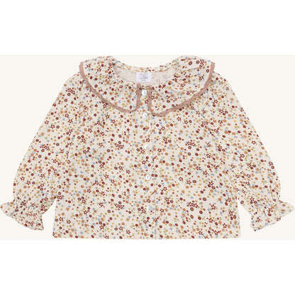 Hust & Claire HCRoselyn AOP Little small Shirts 4501 French Oak
