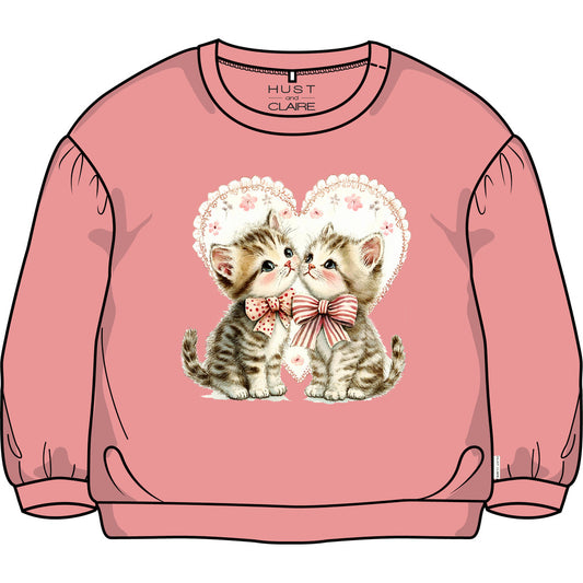 Hust & Claire HCSara Kitten love Sweatshirt 3709 Sorbet