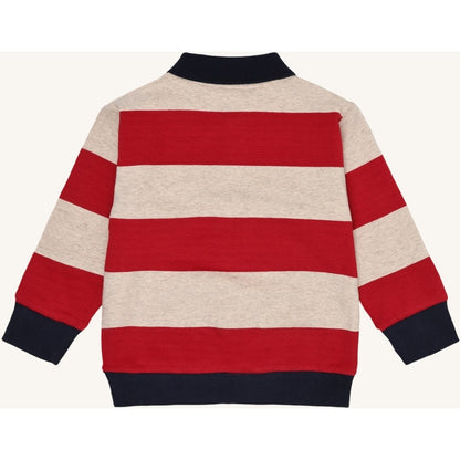 Hust & Claire HCSejer Colorblock Sweatshirt 4373 Warm Red