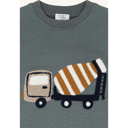 Hust & Claire HCSejer Mixer Truck T-shirt L/S 3484 Balsam Green