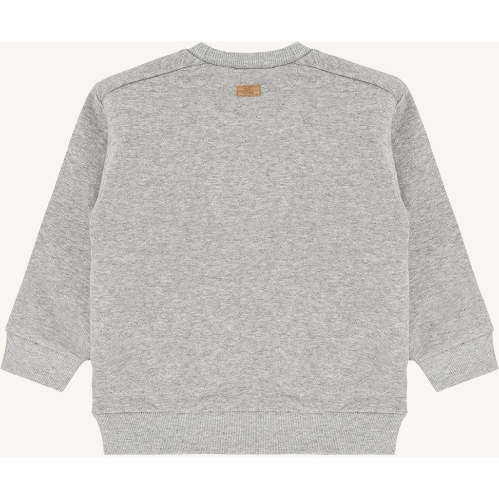 Hust & Claire HCSejer Snow Leopard Sweatshirt 1212 Tile Grey Melange