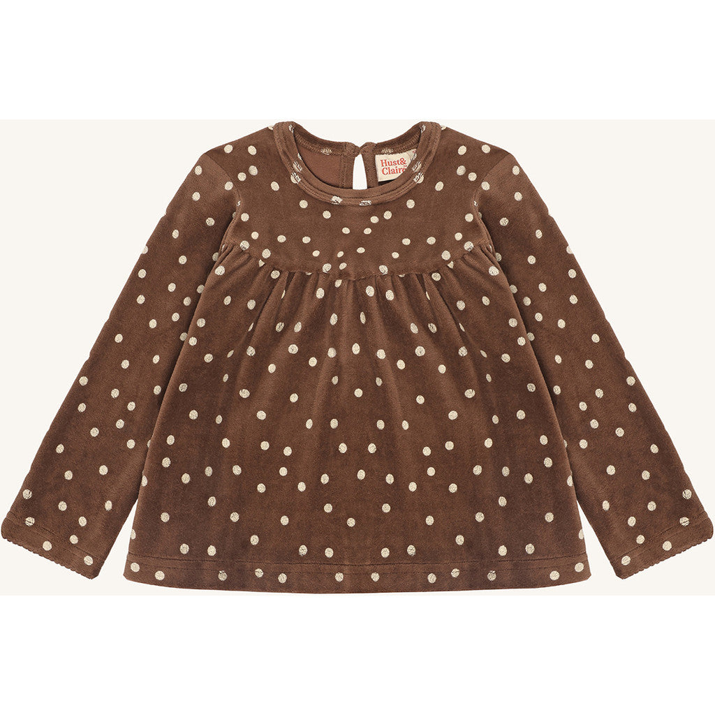 Hust & Claire HCSicilia Dot Shirts 4575 Soil