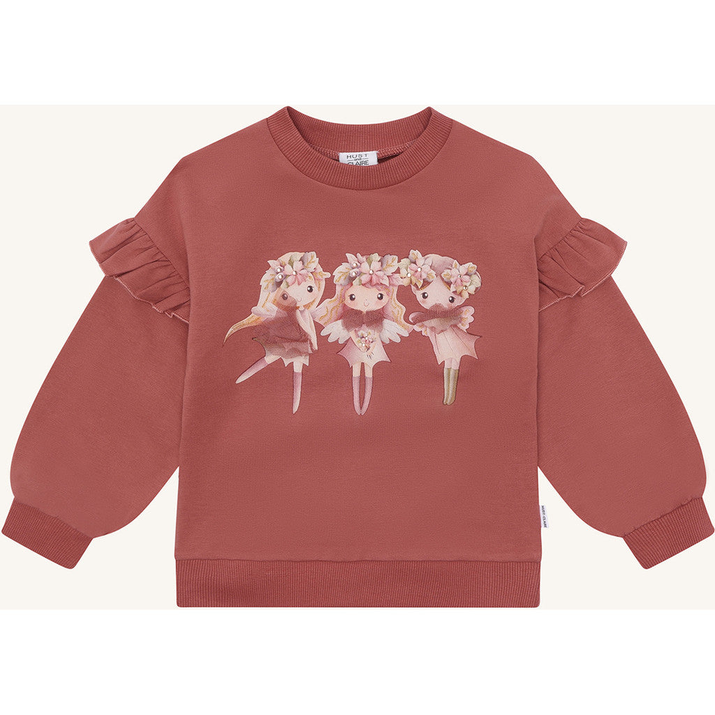 Hust & Claire HCSicilia Magic T-shirt L/S 3392 Dry Rose