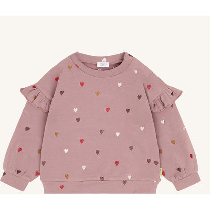Hust & Claire HCSicillia Heartbeat Sweatshirt 3875 Heather